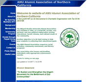 Tablet Screenshot of amualumni.org